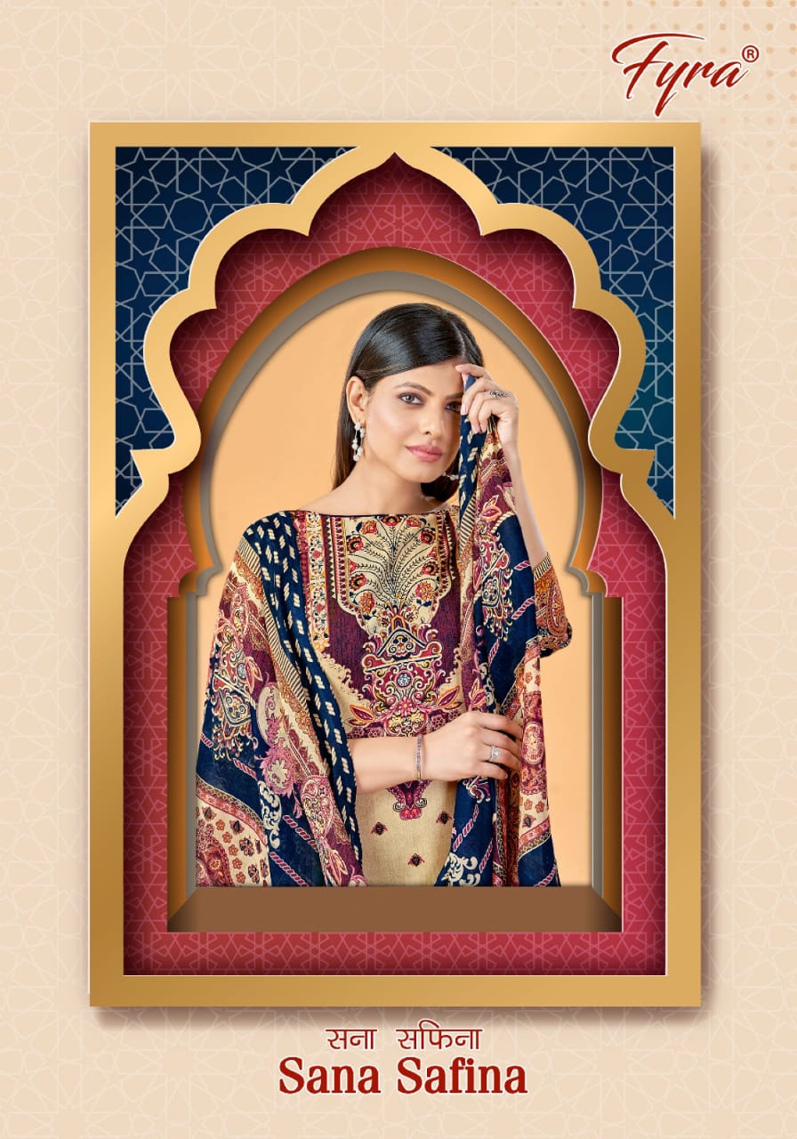 Sana Safinaz Fyra By Alok Suit 001-010 Pakistani Dress Material Catalog